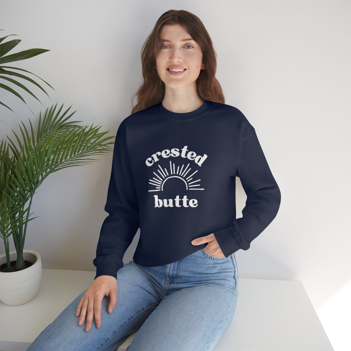 Crested Butte Colorado Crewneck Sweatshirt