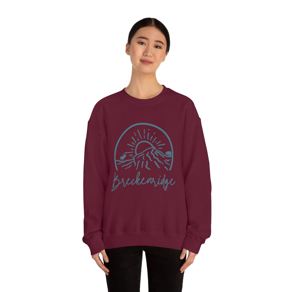 Breckenridge Colorado Unisex Heavy Blend Crewneck Sweatshirt