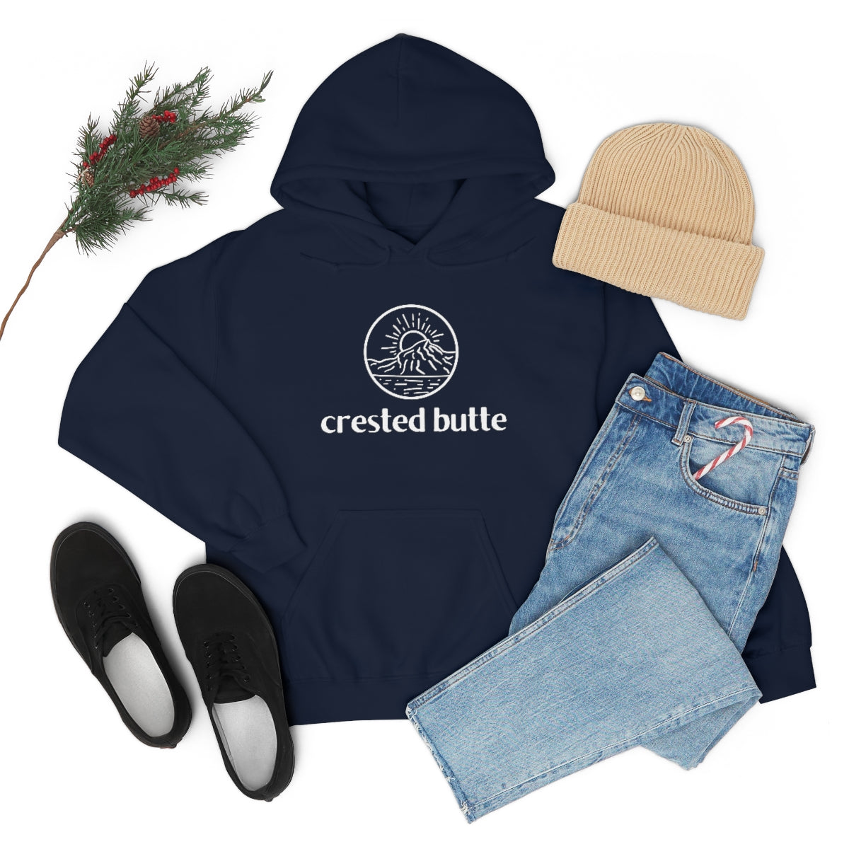 Crested Butte Colorado Hooded Sweatshirt