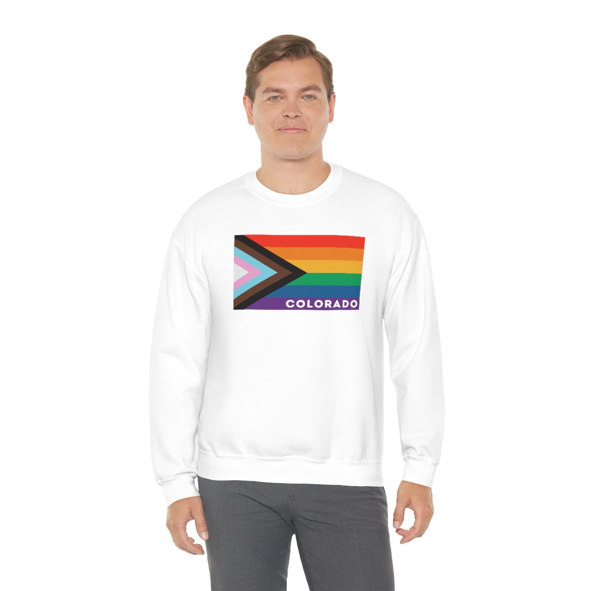 Colorado Pride Unisex Heavy Blend Crewneck Sweatshirt