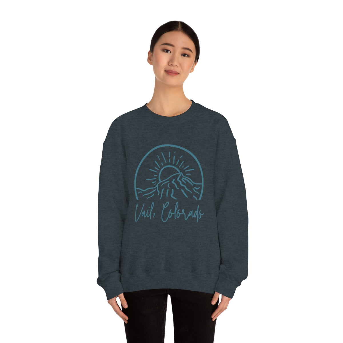 Vail, Colorado Unisex Heavy Blend Crewneck Sweatshirt