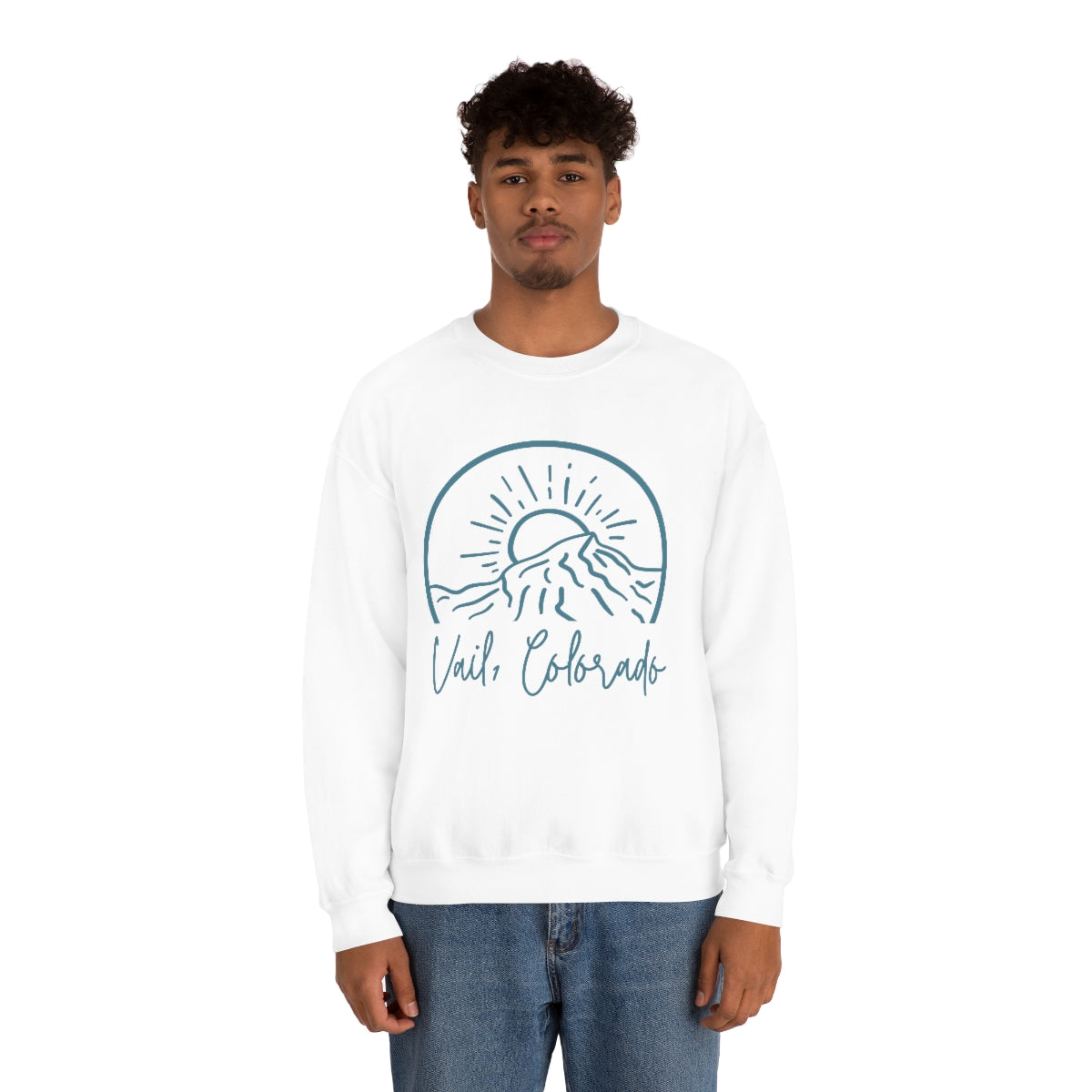 Vail, Colorado Unisex Heavy Blend Crewneck Sweatshirt