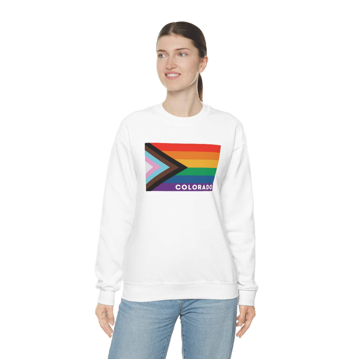 Colorado Pride Unisex Heavy Blend Crewneck Sweatshirt