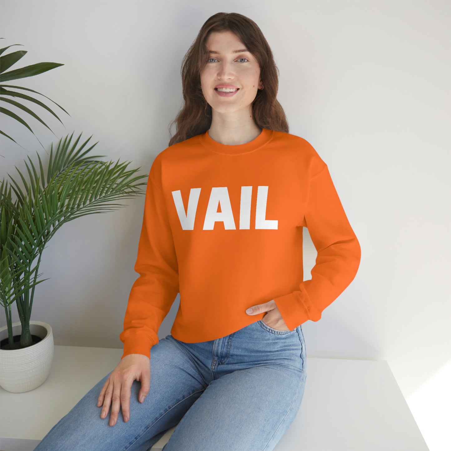 Vail Unisex Heavy Blend Crewneck Sweatshirt, Vail Colorado, Colorado Gifts