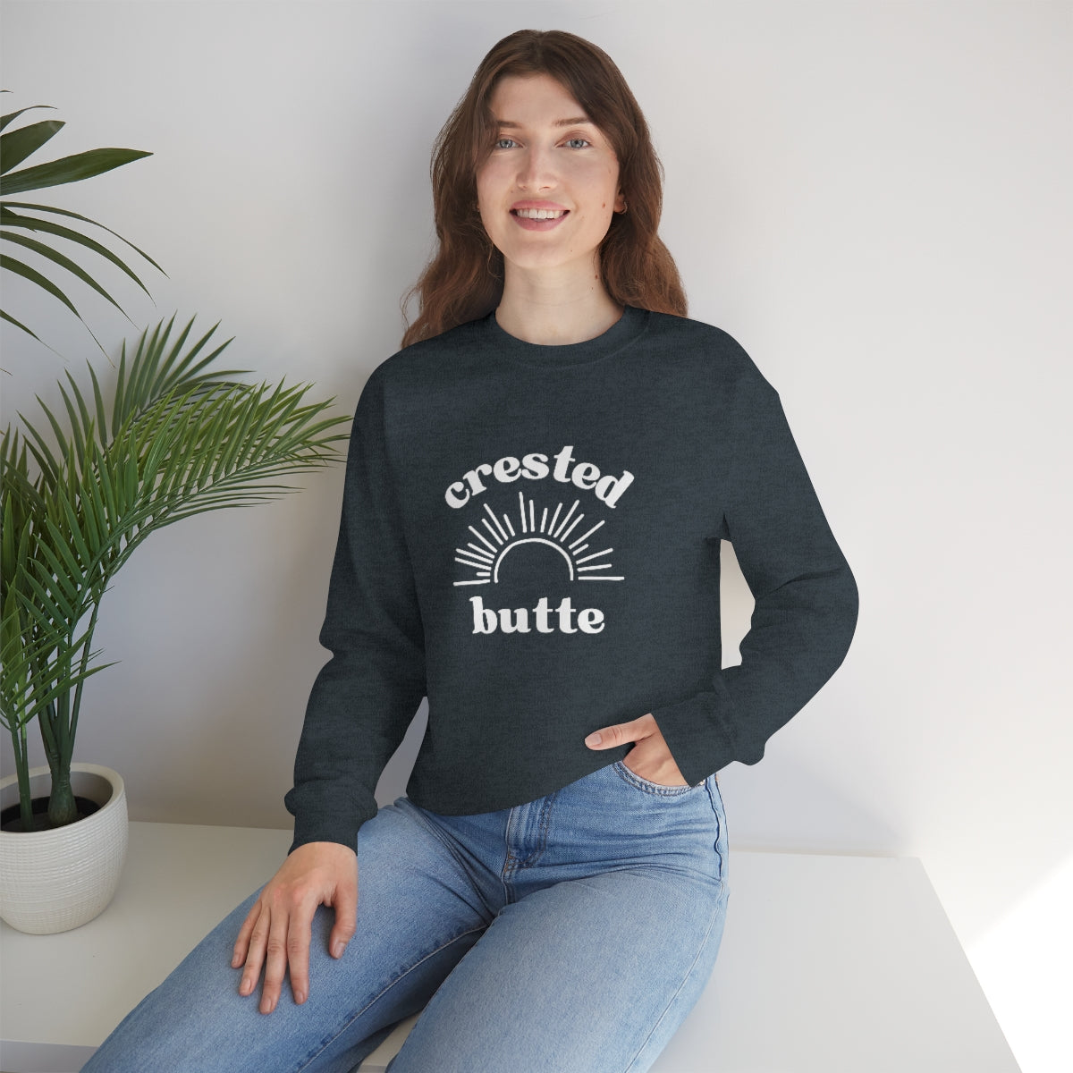 Crested Butte Colorado Crewneck Sweatshirt