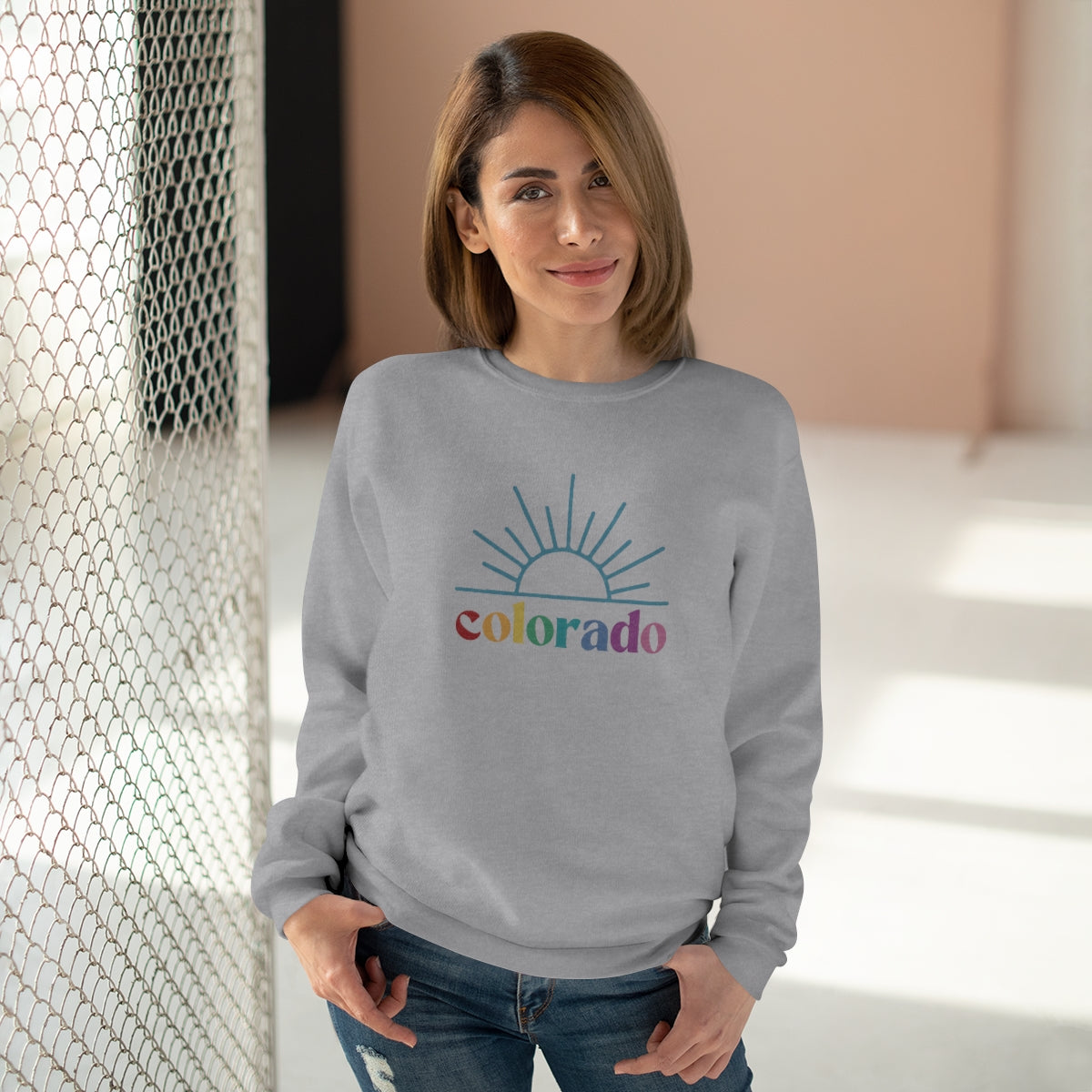 Colorado Unisex Crew Neck Sweatshirt, Colorado Gifts, Colorado Ski Weekend