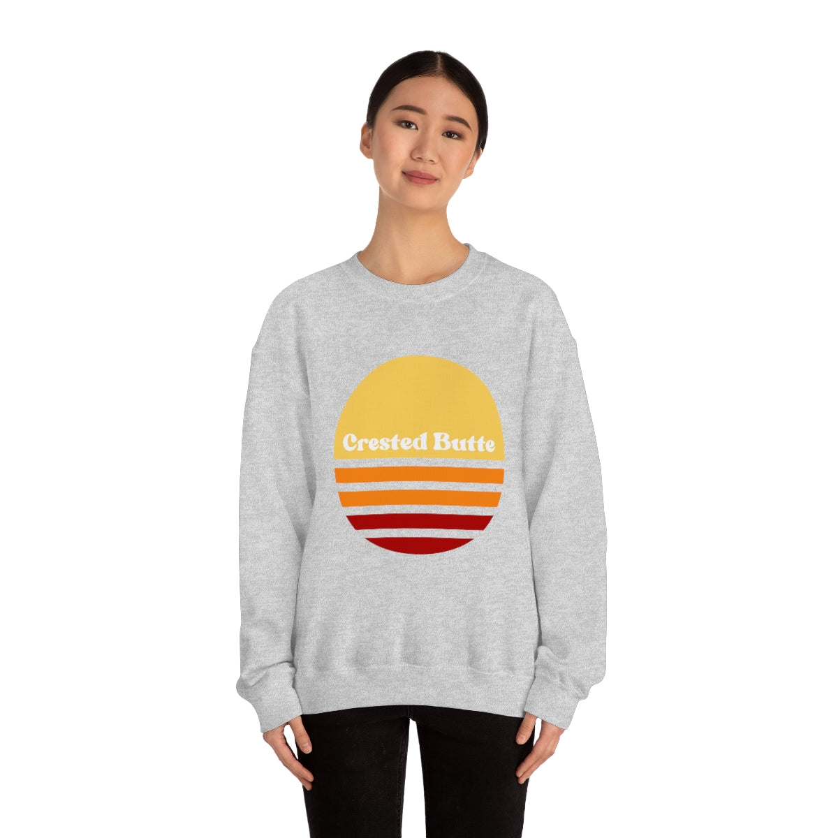 Crested Butte Sweatshirt, Colorado Gifts, Women's Colorado Sweatshirts, Unisex Heavy Blend Crewneck Sweatshirt