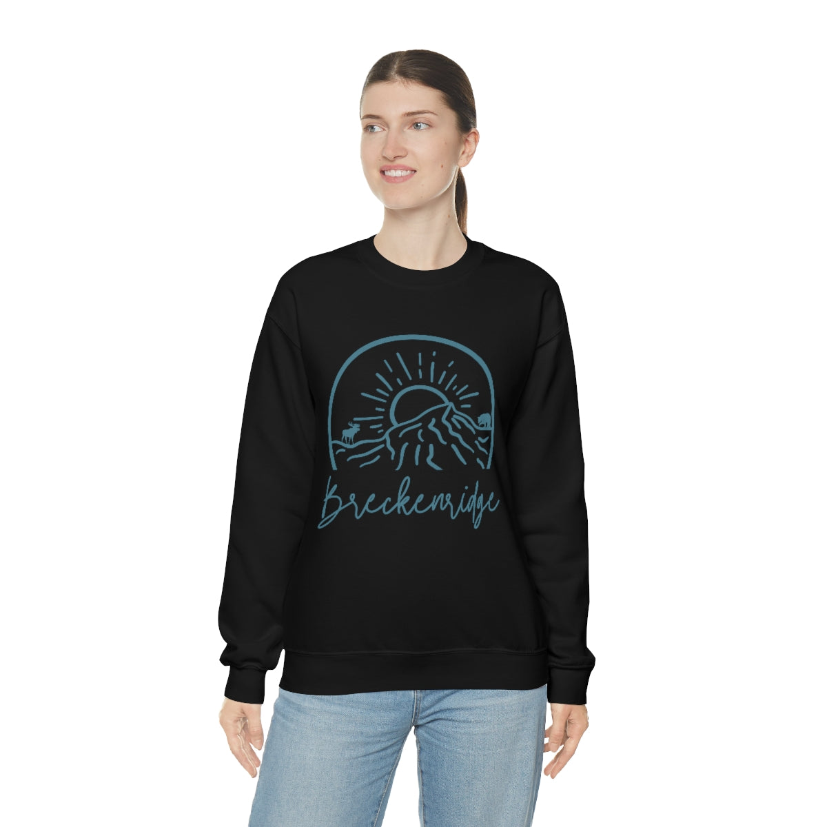 Breckenridge Colorado Unisex Heavy Blend Crewneck Sweatshirt