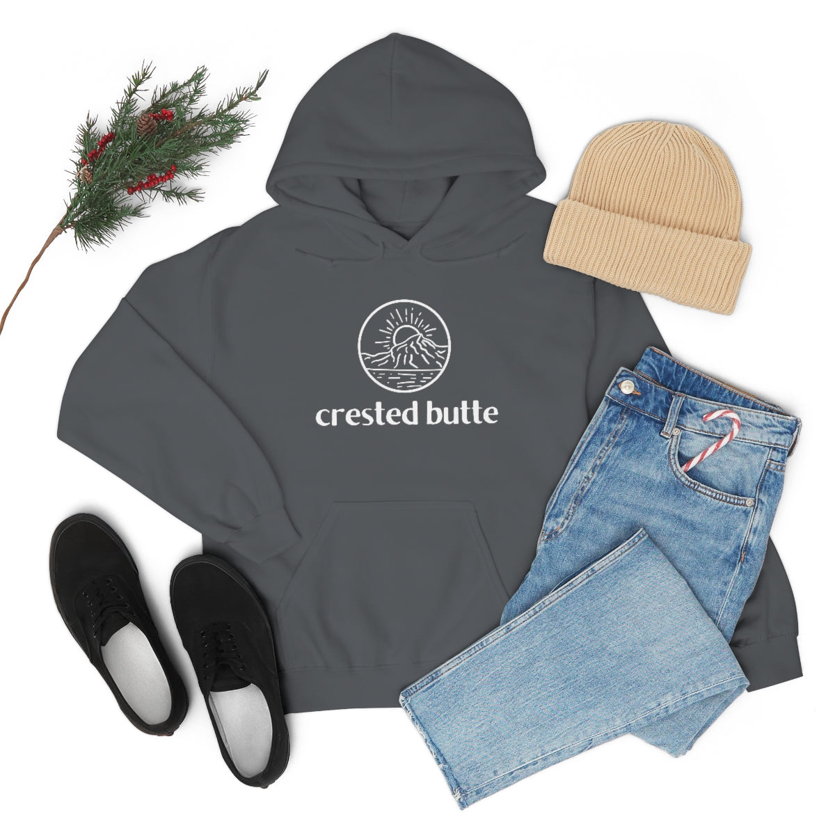 Crested Butte Colorado Hooded Sweatshirt