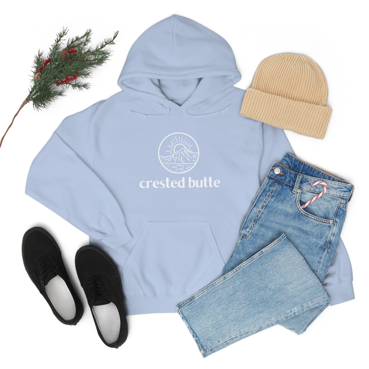 Crested Butte Colorado Hooded Sweatshirt