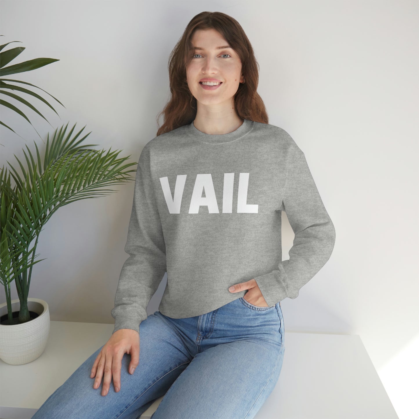 Vail Unisex Heavy Blend Crewneck Sweatshirt, Vail Colorado, Colorado Gifts