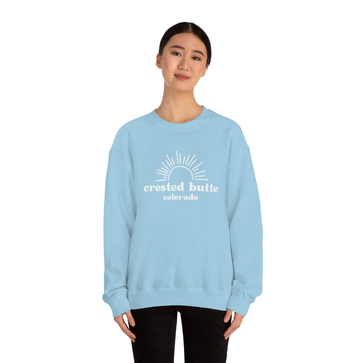 Crested Butte Unisex Heavy Blend Crewneck Sweatshirt