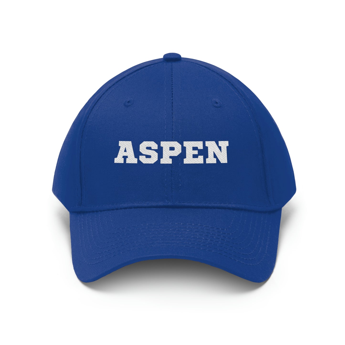 Aspen Unisex Twill Hat, Aspen Colorado, Aspen Gifts, Aspen Skiing