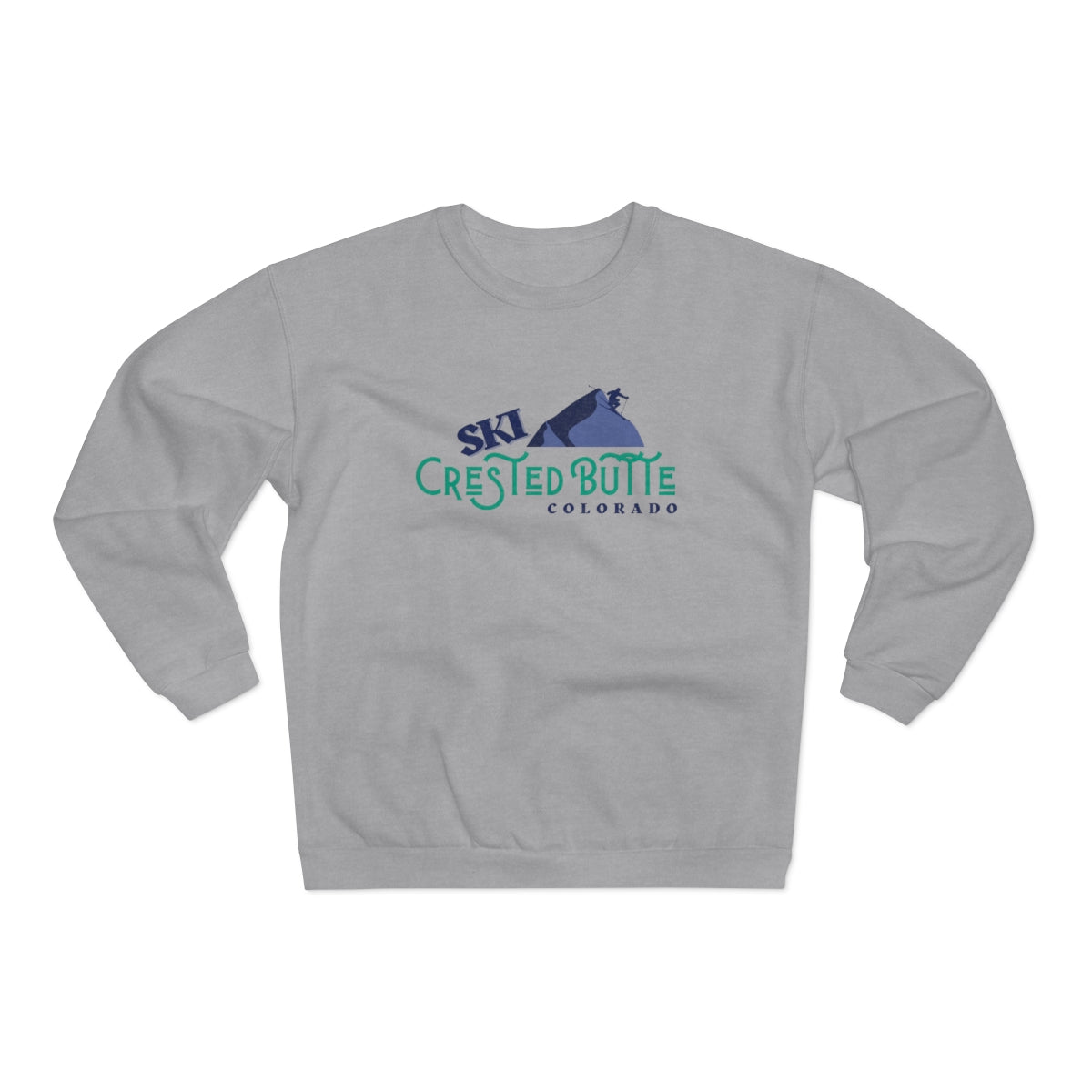 Crested Butte Unisex Crew Neck Sweatshirt | Colorado Gifts | Ski Weekend