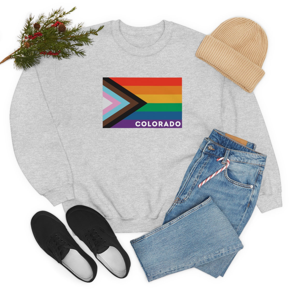 Colorado Pride Unisex Heavy Blend Crewneck Sweatshirt