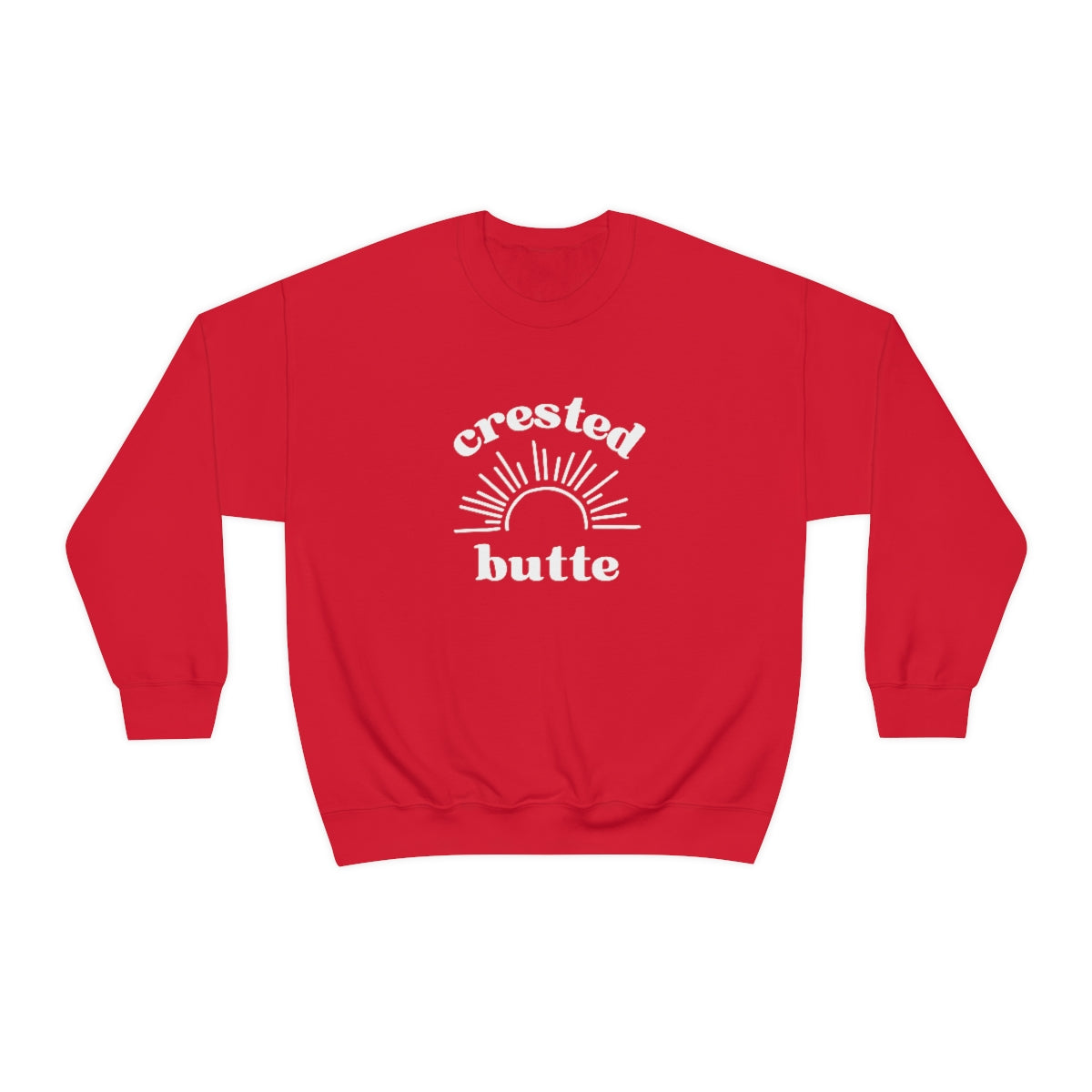 Crested Butte Colorado Crewneck Sweatshirt