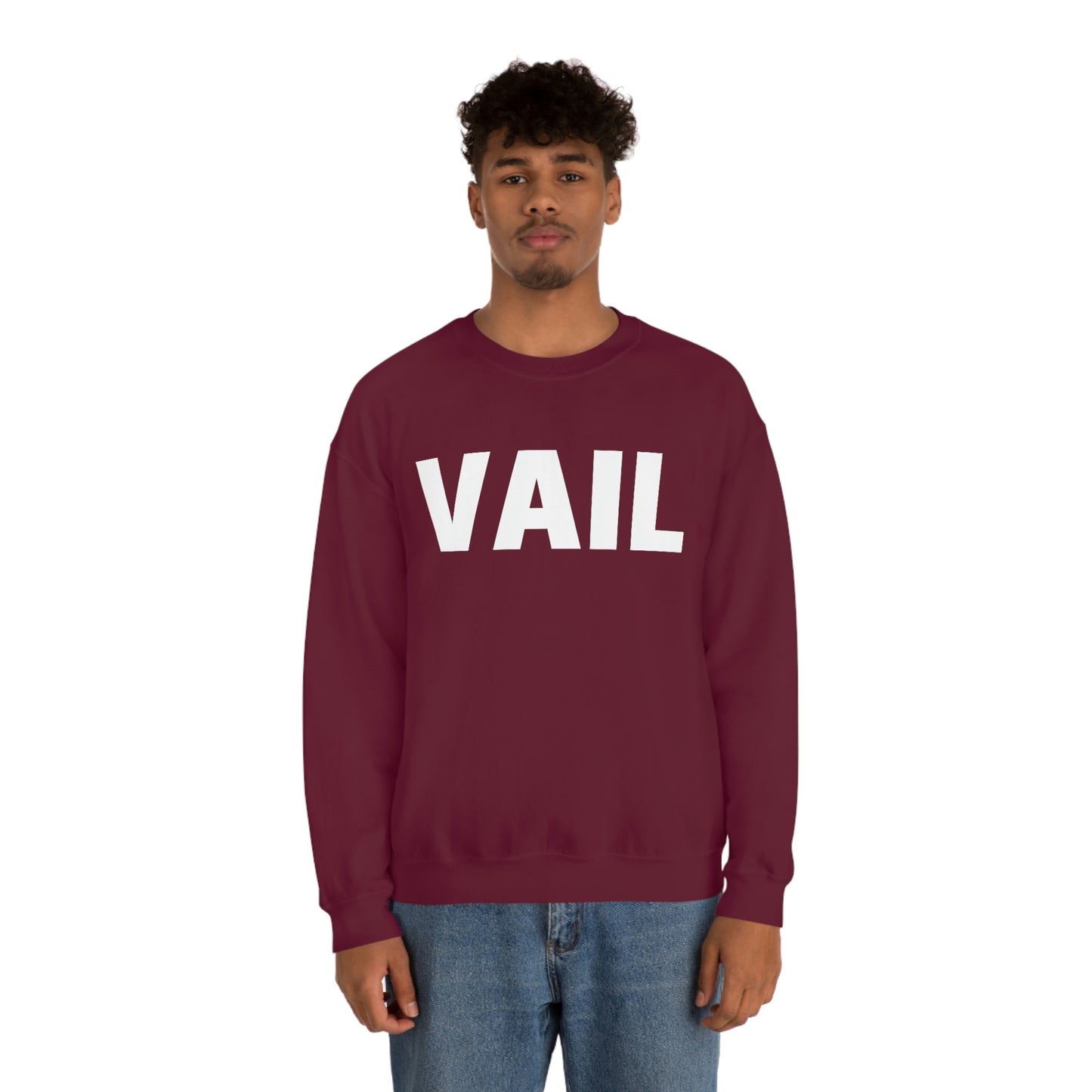 Vail Unisex Heavy Blend Crewneck Sweatshirt, Vail Colorado, Colorado Gifts